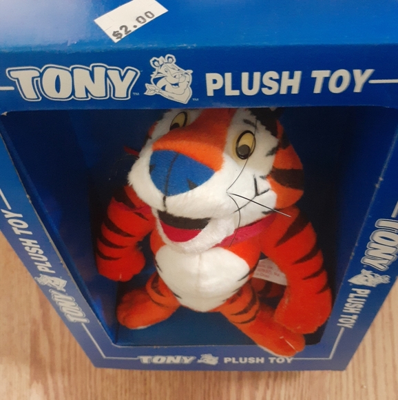 🐯🥣 TONEY THE TIGER 1997 Plush Doll NIB Collector's Item Rare  🐯🥣 - Picture 7 of 14